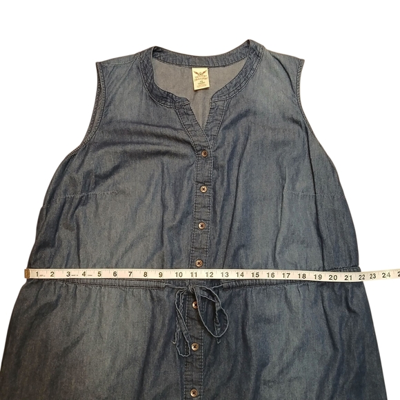Faded Glory Denim Sleeveless Dress - Picture 4 of 6